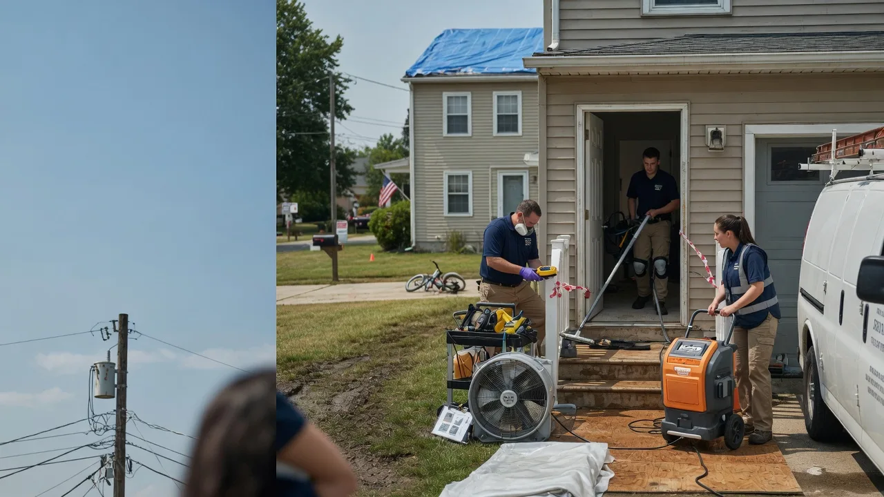 Water Damage Repair in New Liberty, IA near me